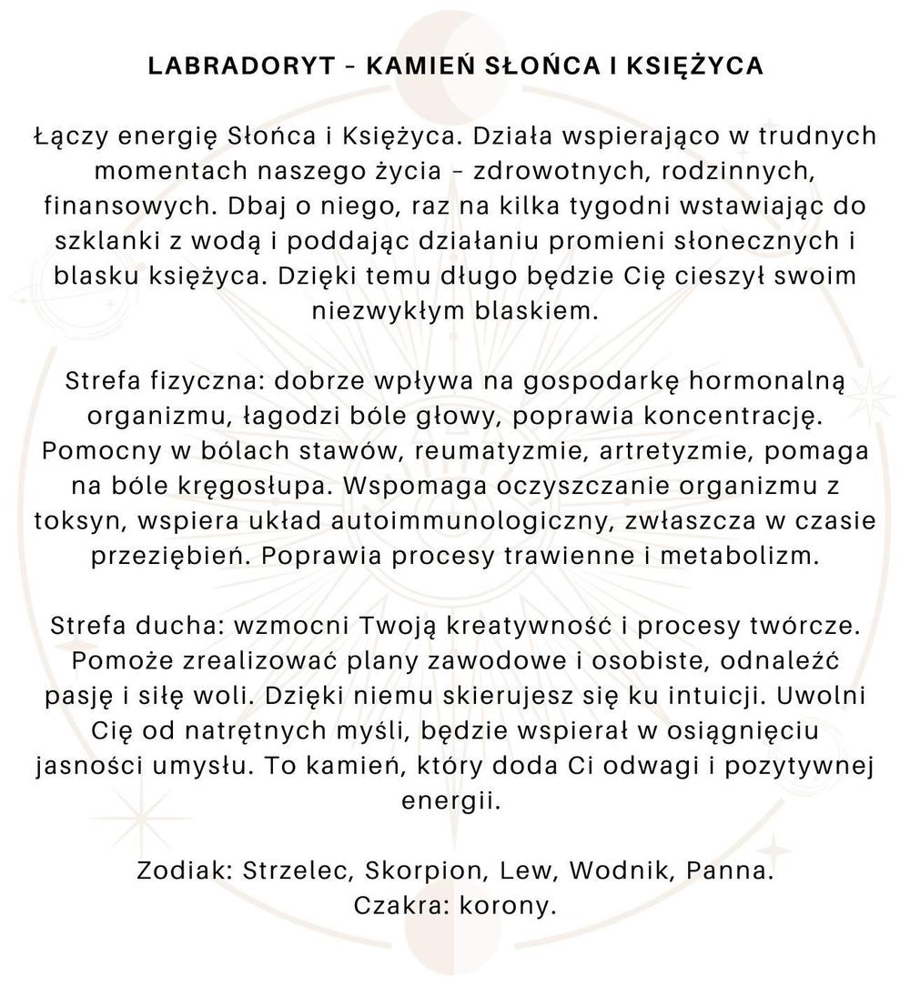 Naszyjnik pozłacany z labradorytem INTUITION 42 cm NGE0018