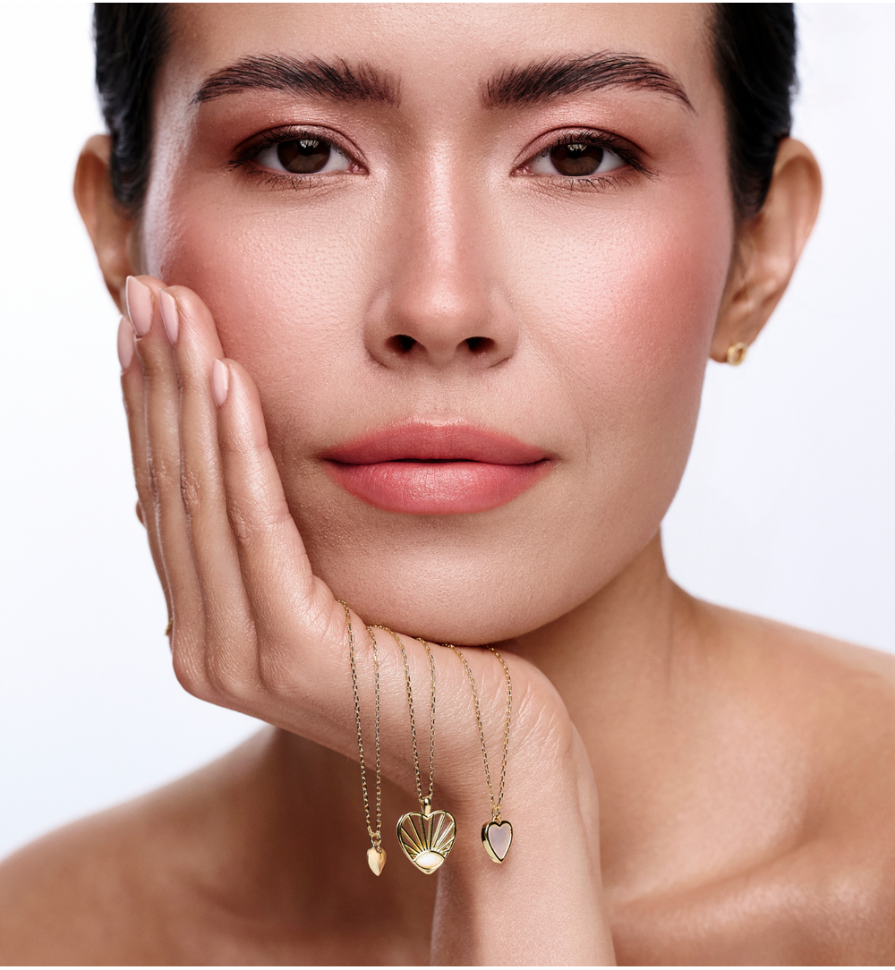 Naszyjnik z serduszkiem złoty NCA0081