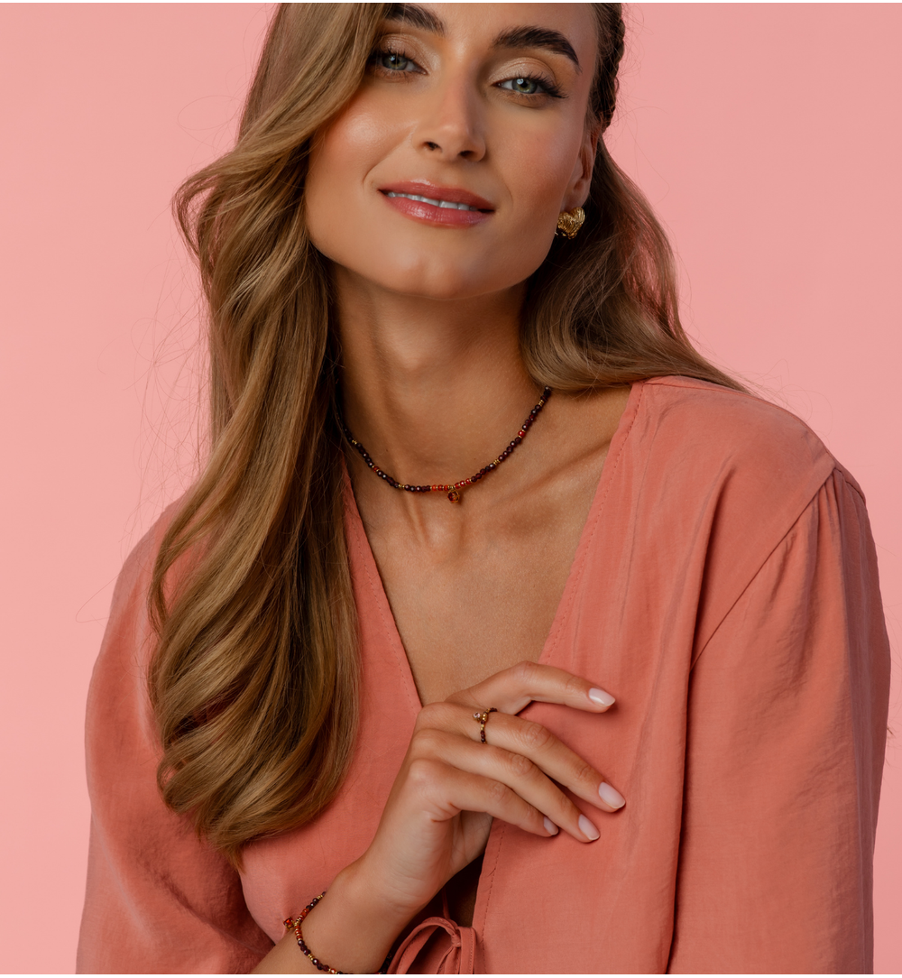 Bransoletka z granatami BSC2219