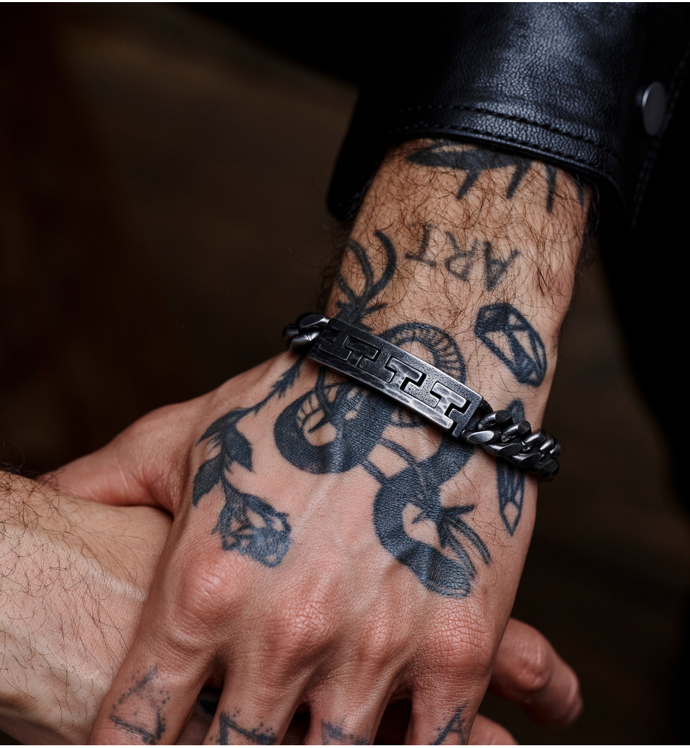 Bransoletka męska z łańcuchem Lope BMITC0785