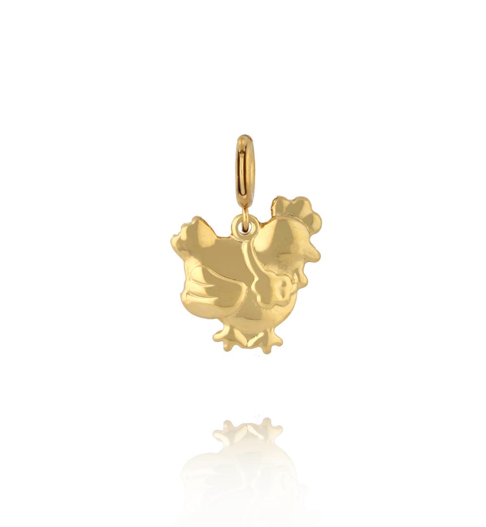 Charms złota Kurka CHA0015