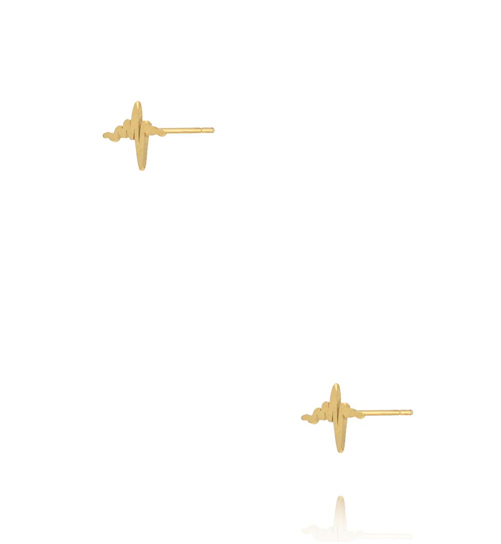 Kolczyki z motywem linii życia KSY0571