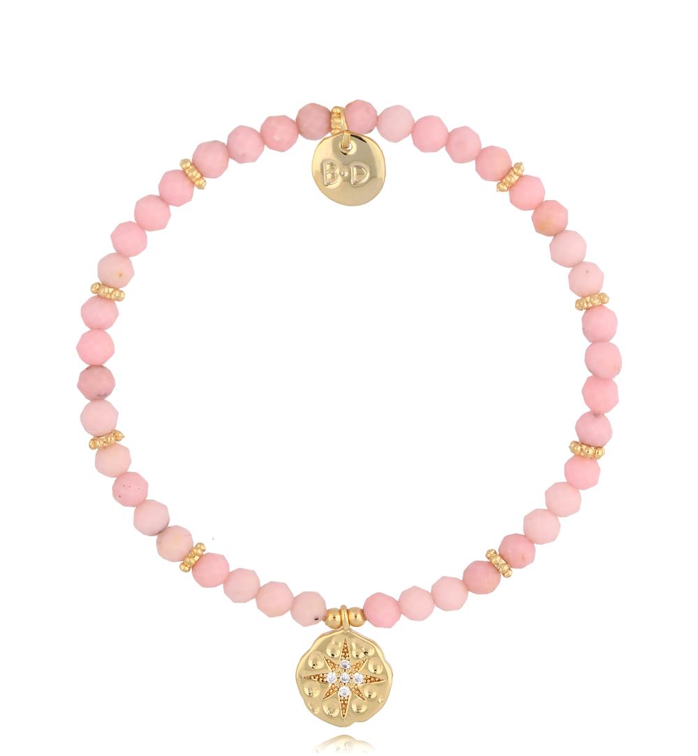 Bransoletka z różowymi opalami Winsley BTW0874