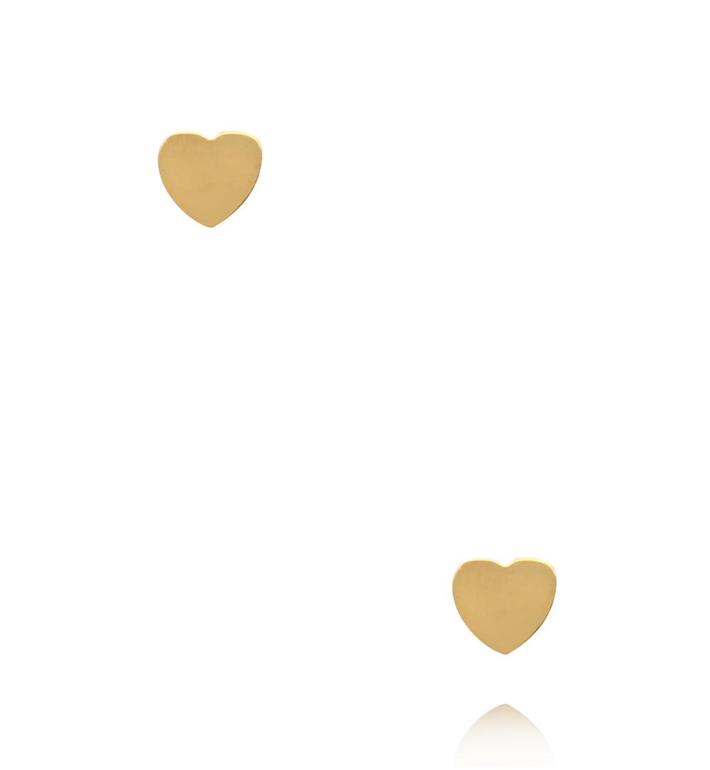 Kolczyki sztyfty w kształcie serca KSY0712
