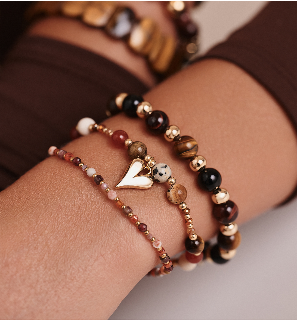 Bransoletka kolorowa z kamieniami naturalnymi BSC2218