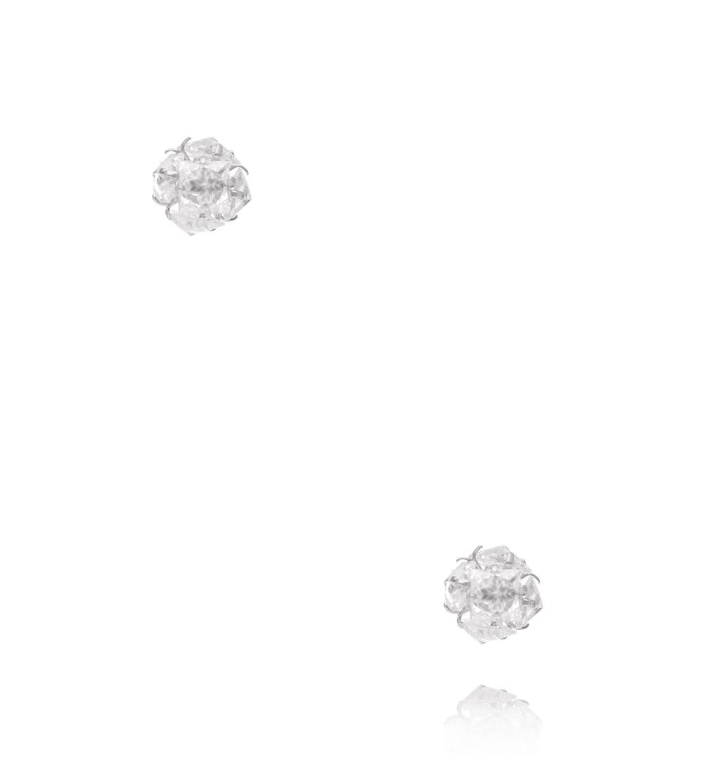 Zestaw kolczyków z kryształowymi kulkami KMB0018