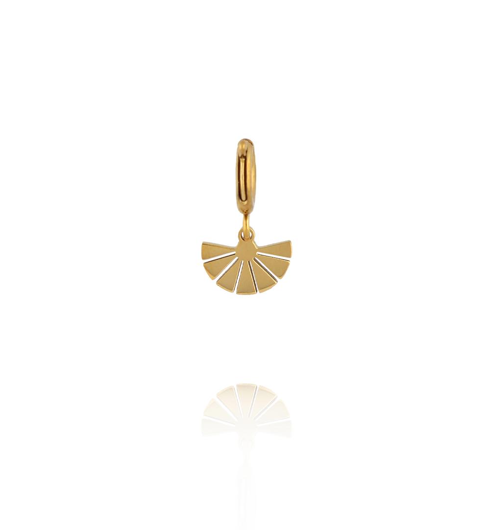 Charms złoty wachlarz CHA0181