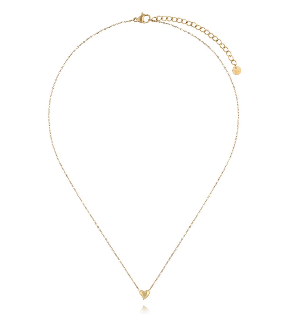 Naszyjnik z małym sercem złoty NSY0762