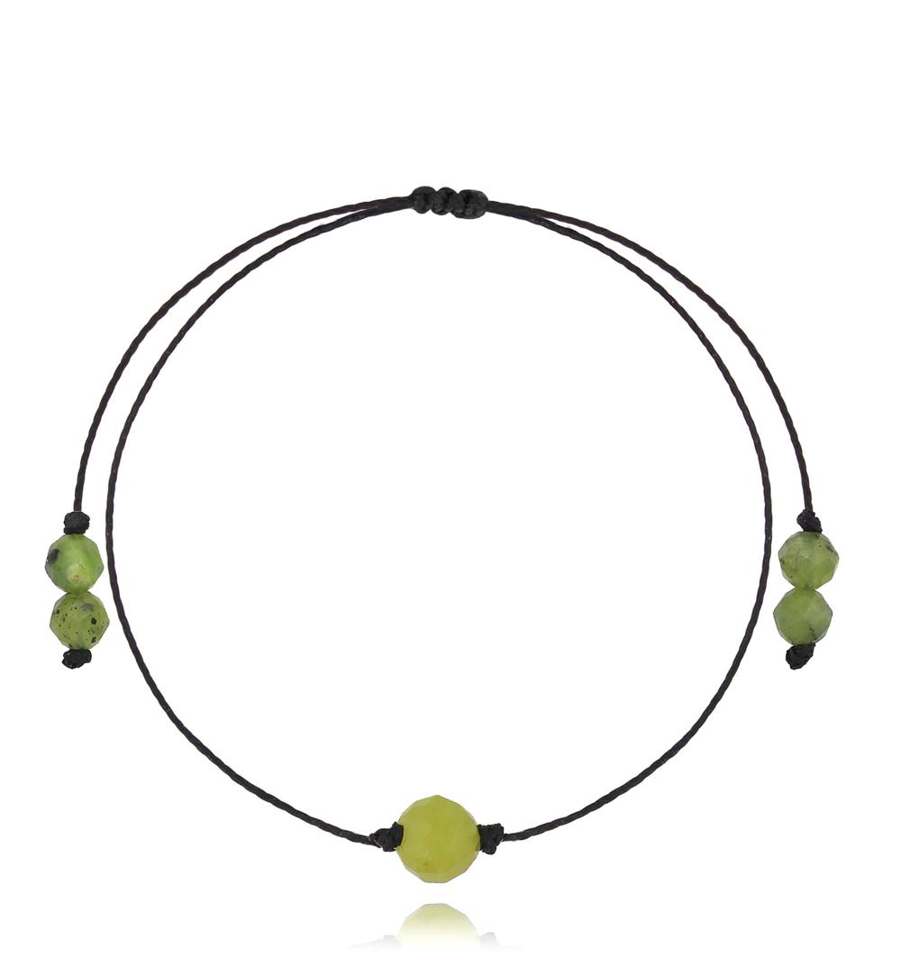 Bransoletka z jadeitem Birthstones BGL0749