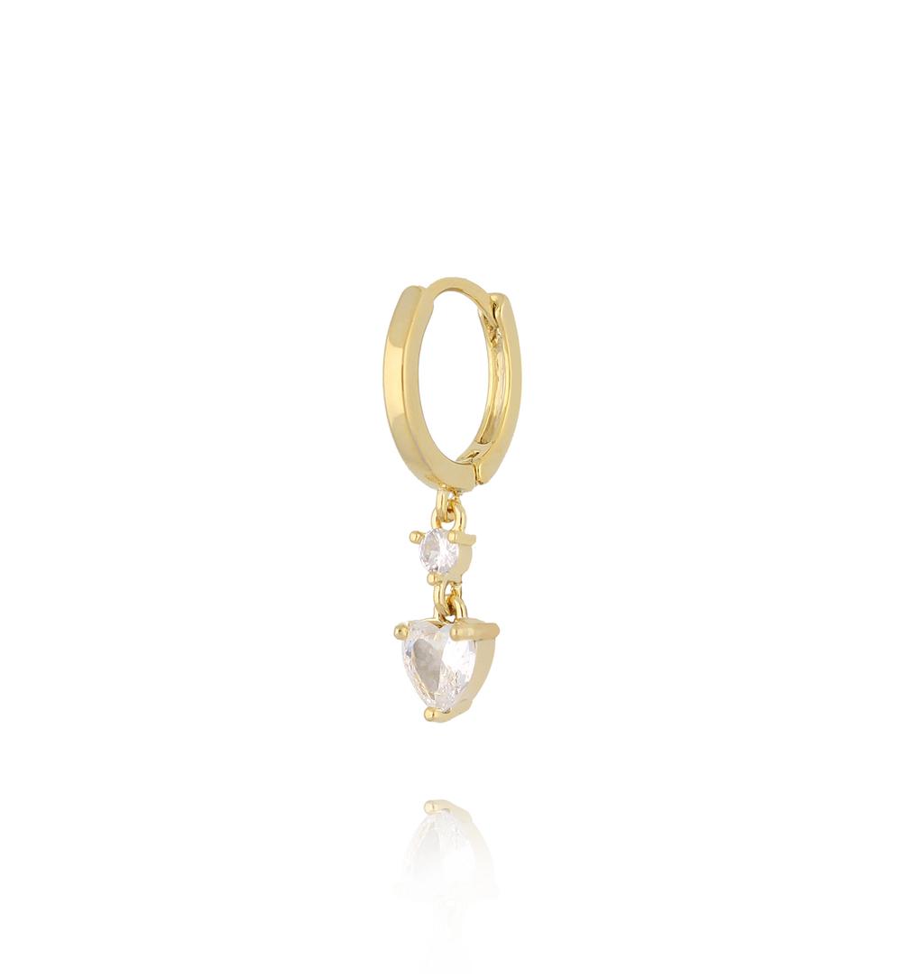 Zestaw pięciu kolczyków różowo kryształowych KMB0057