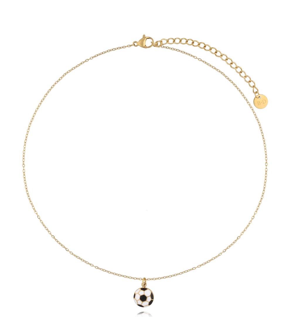 Zestaw biżuterii dla córki z piłką nożną ZN0217