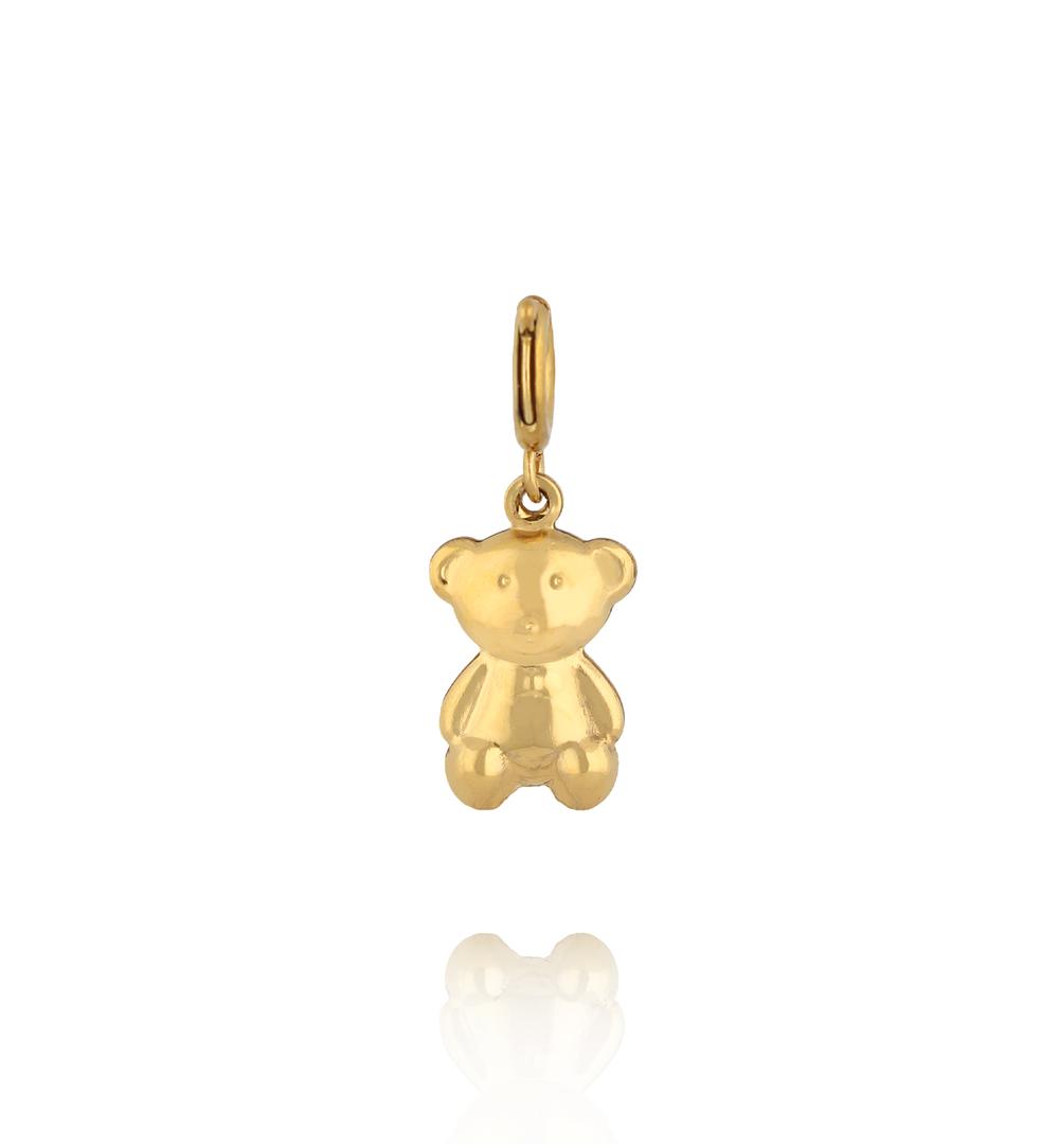 Charms złoty Miś CHA0010