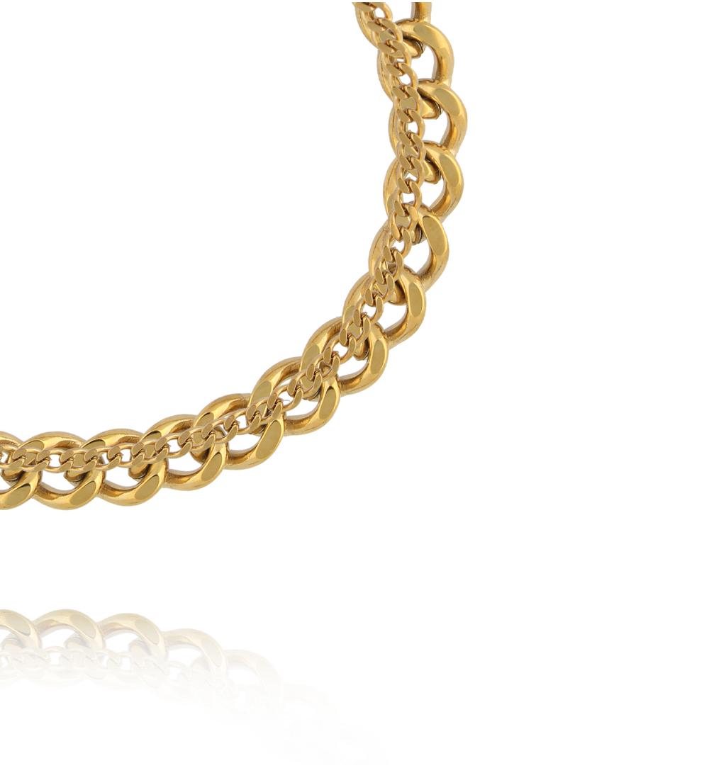 Bransoletka złoty łańcuch BSY0402