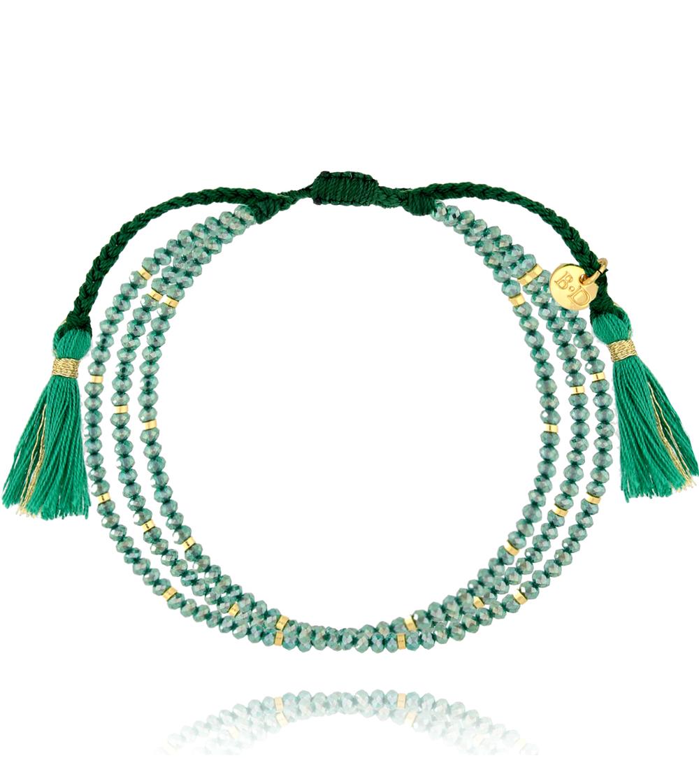 Bransoletka zielona Khalessi BSC1459