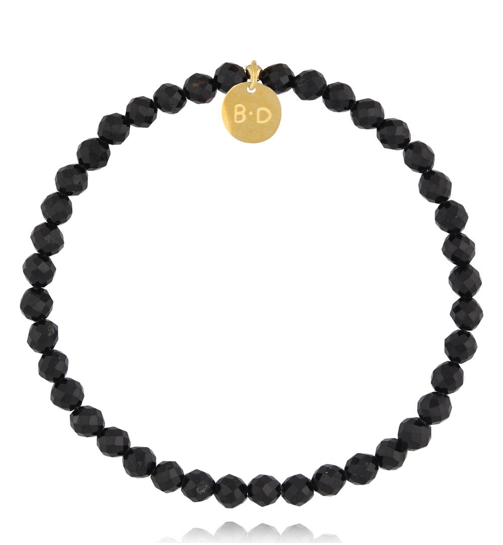 Bransoletka z czarnymi turmalinami Basic BTW2906