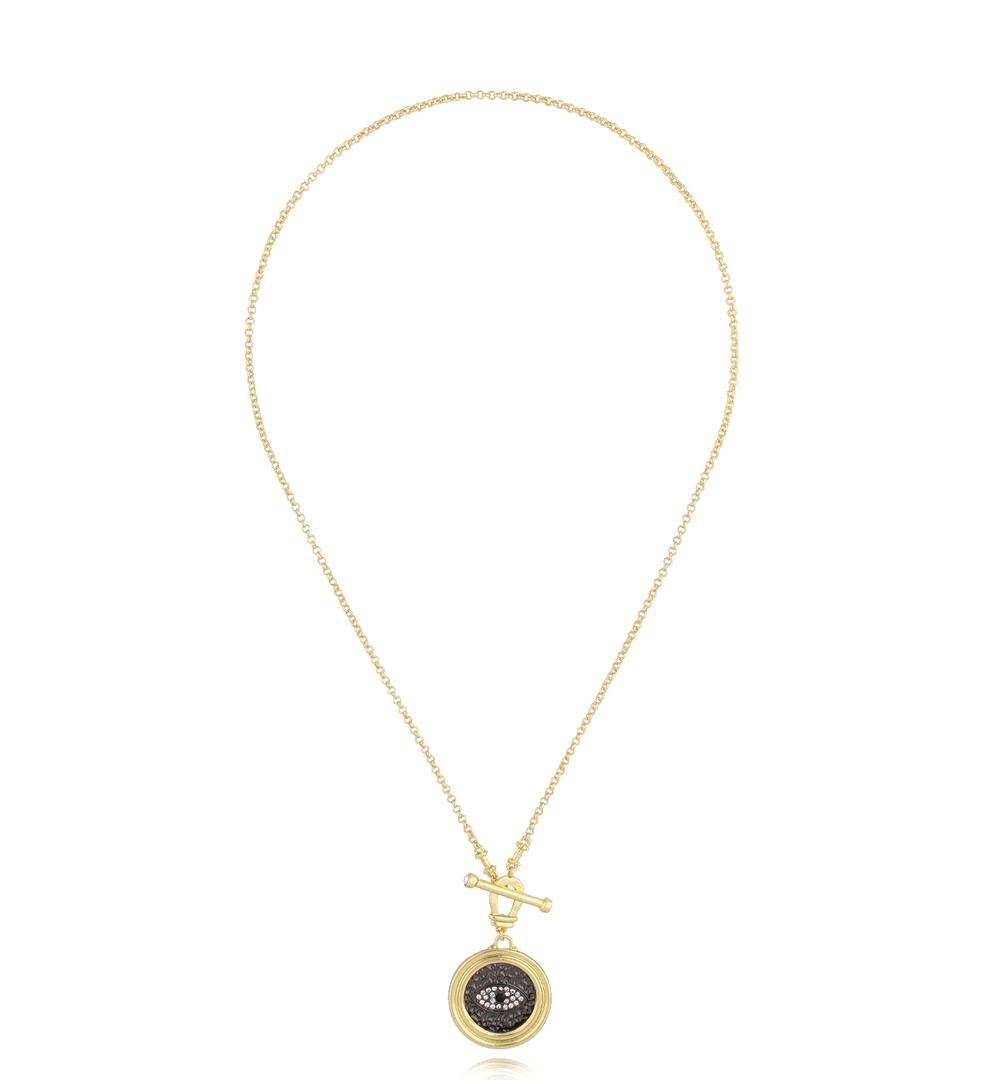 Naszyjnik złoty z okiem Manon NS0235