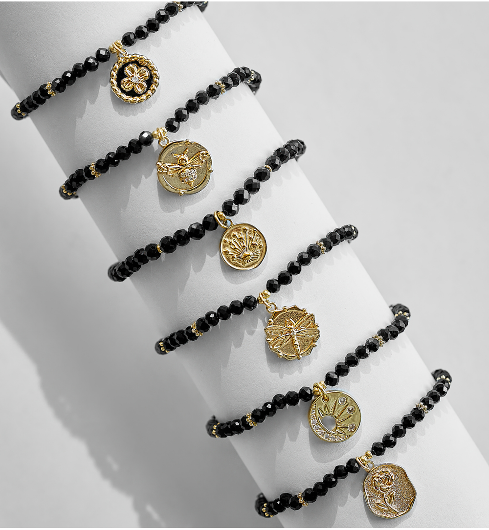 Bransoletka z turmalinami i ważką Andrea BTW2187