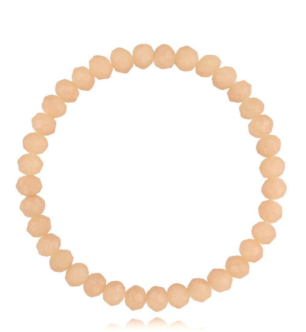 Bransoletka z kryształkami brzoskwiniowa Secret BCY0187