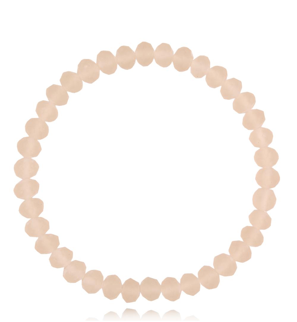 Bransoletka z kryształkami brzoskwiniowa jasna Secret BCY0186