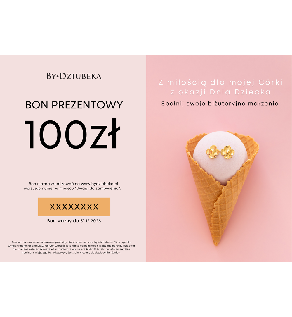 Bon Prezentowy 100 zł DZIEŃ DZIECKA online do wydruku BON100DD