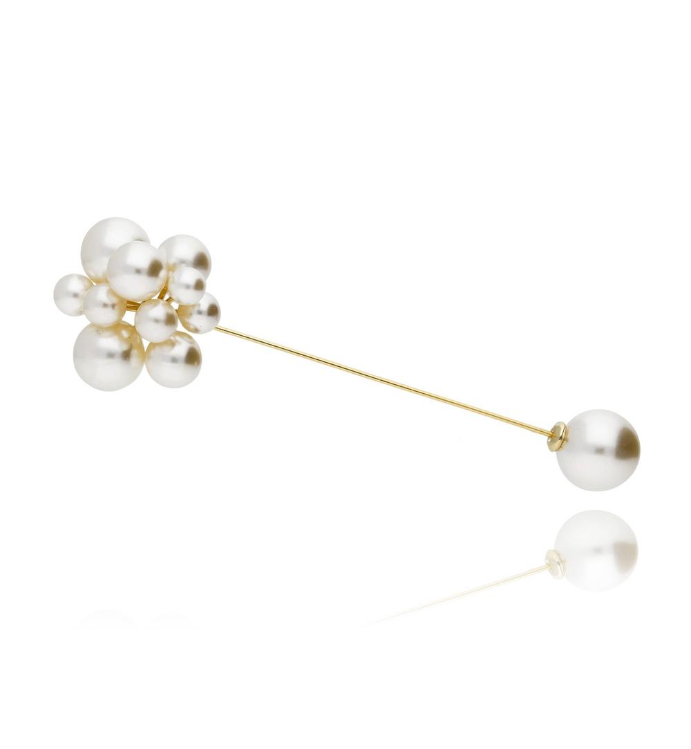 Szpilka złota z perłami Thiane BRPE0004