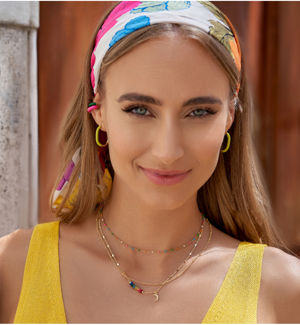 Naszyjnik multicolor Fayola NSC0392