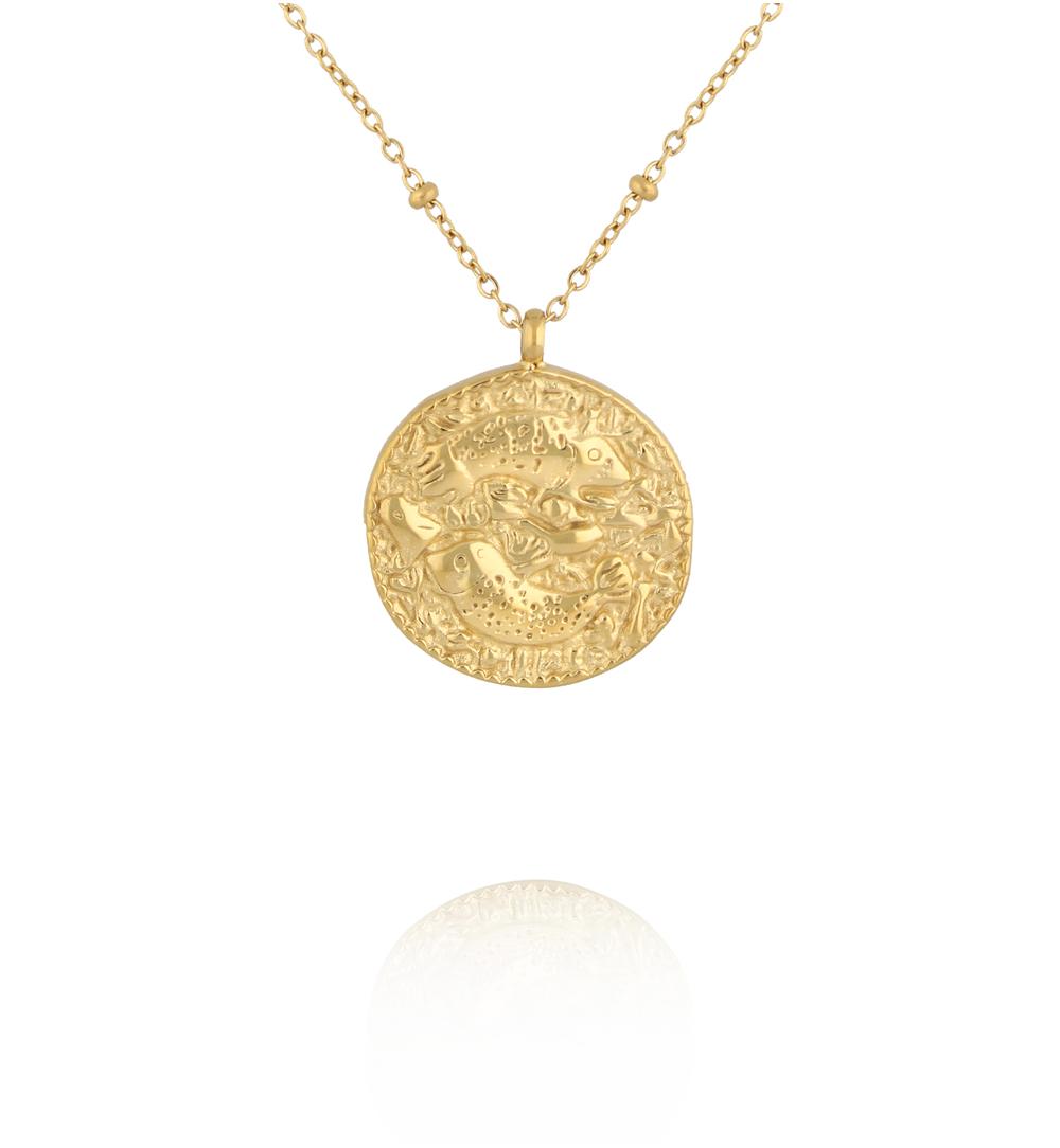 Naszyjnik znak zodiaku Ryby  NSA1550