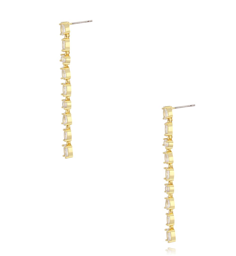 Kolczyki długie z cyrkoniami KSS2172