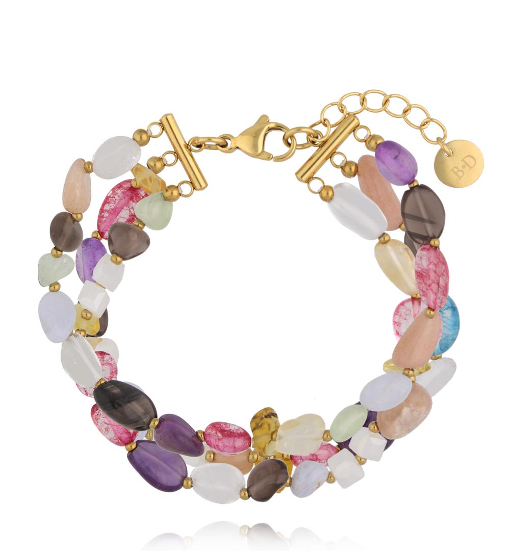 Bransoletka z kolorowych kamieni naturalnych BSC2391