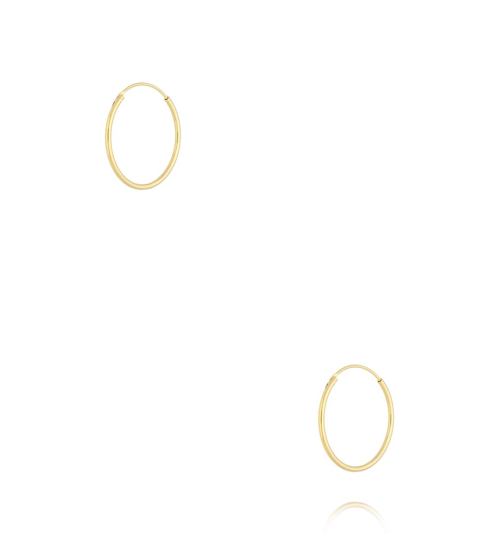 Kolczyki koła złote KCA0178