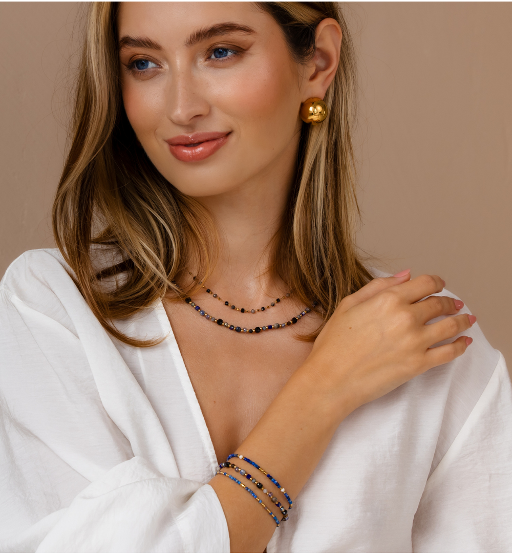 Bransoletka z lapisami Serenity BPA0466