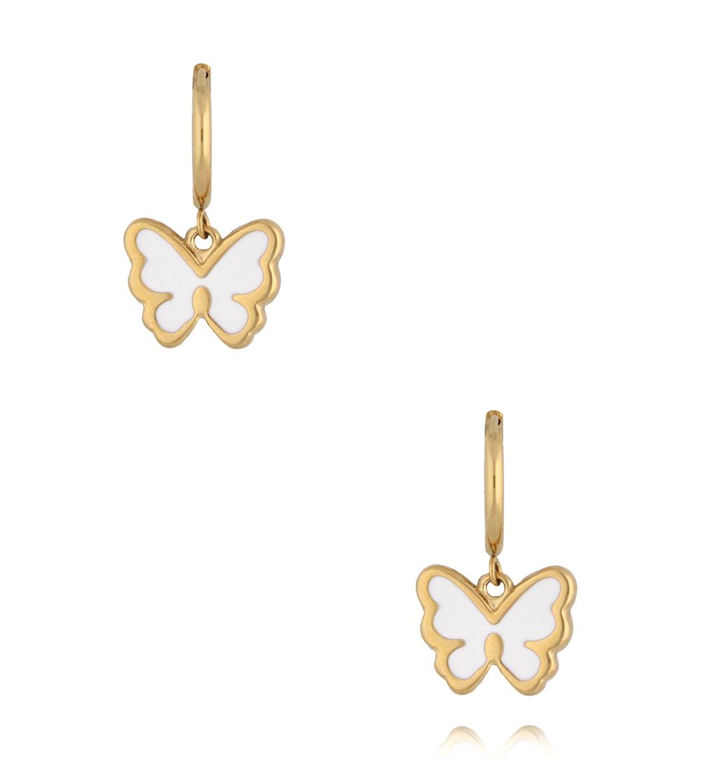 Zestaw biżuterii dla dziewczynki z motylkiem ZN0220