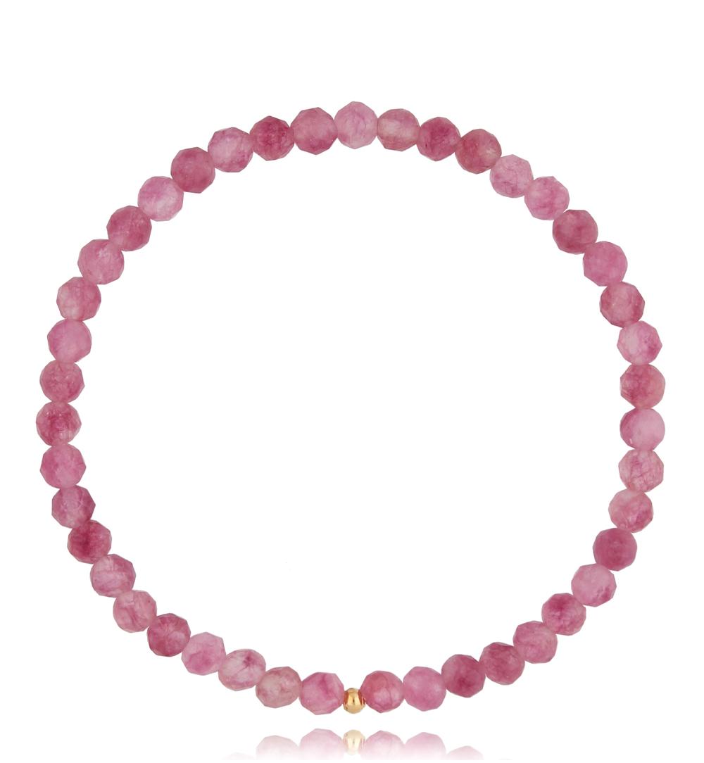 Bransoletka z różowymi turmalinami Basic BTW1403