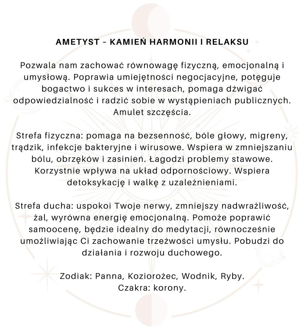 Kolczyki srebrne kółeczka z ametystem HARMONY KGE0005