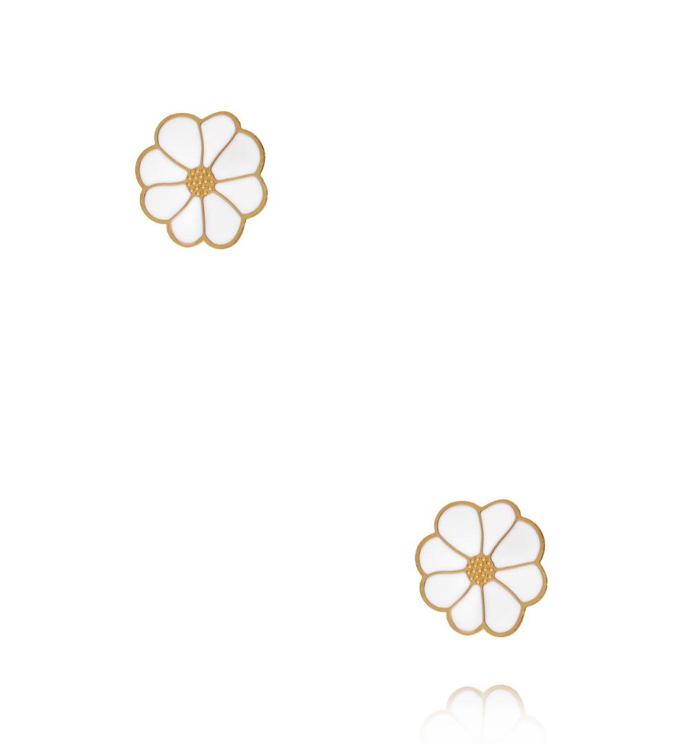Kolczyki sztyfty kwiatuszki ze stali szlachetnej KSY0720
