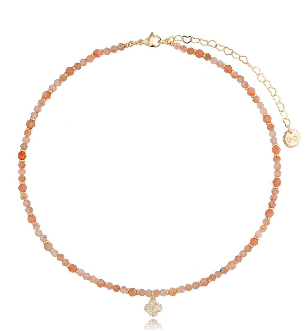 Naszyjnik z awenturynami Ivette NTW0200