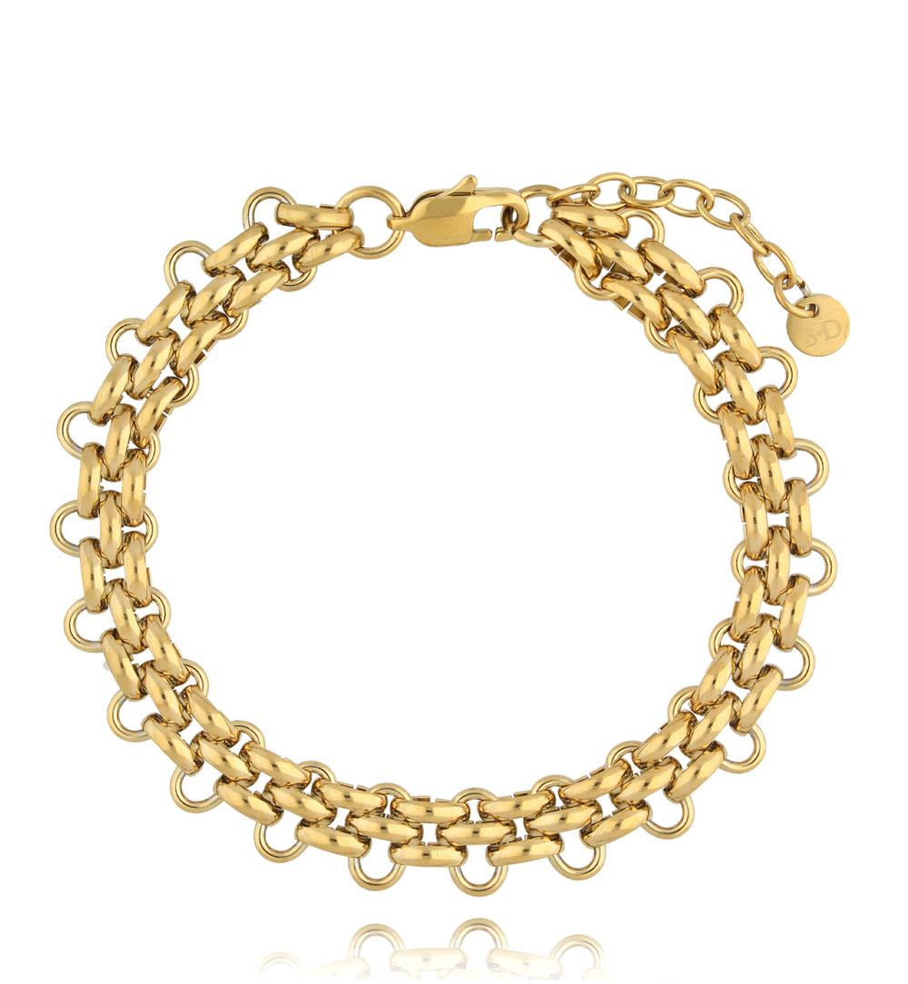 Bransoletka łańcuch złoty Timeless Twist BSA0693