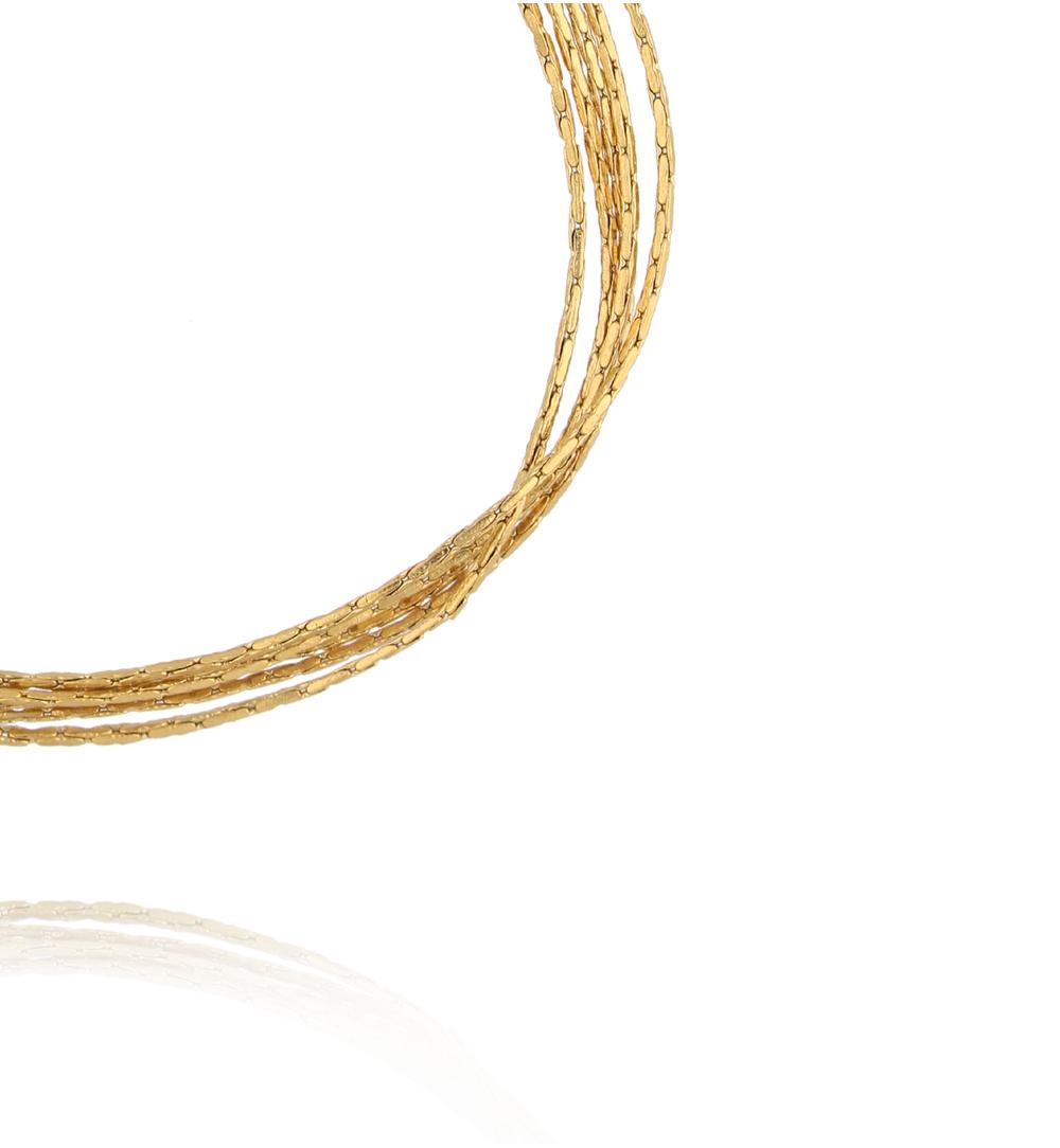 Bransoletka złota z łańcuszkami BSY0410