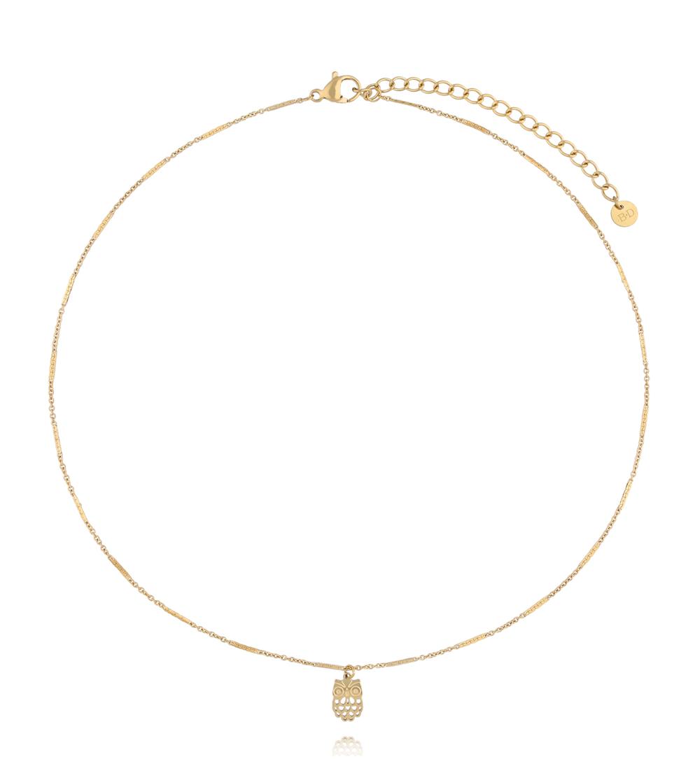 Naszyjnik złoty z sową NSY0769