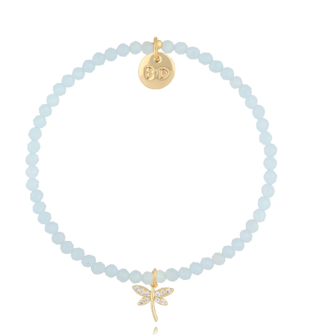 Bransoletka niebieska z ważką Alfdis BTW2717