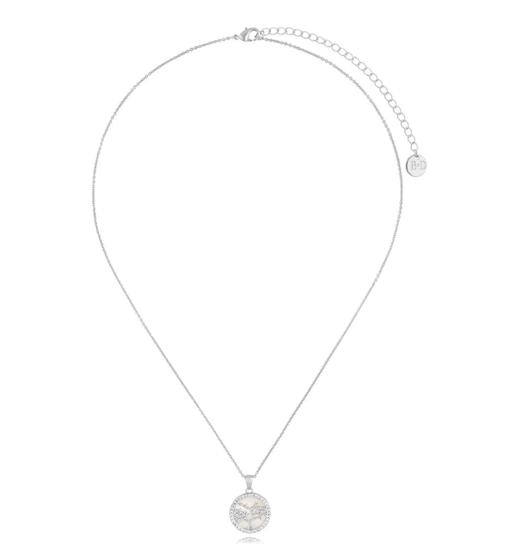 Naszyjnik srebrny z drzewkiem Glam Charms NS0276