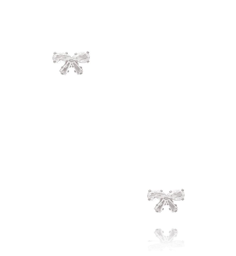 Zestaw kolczyków z cyrkoniami srebrny KMB0011