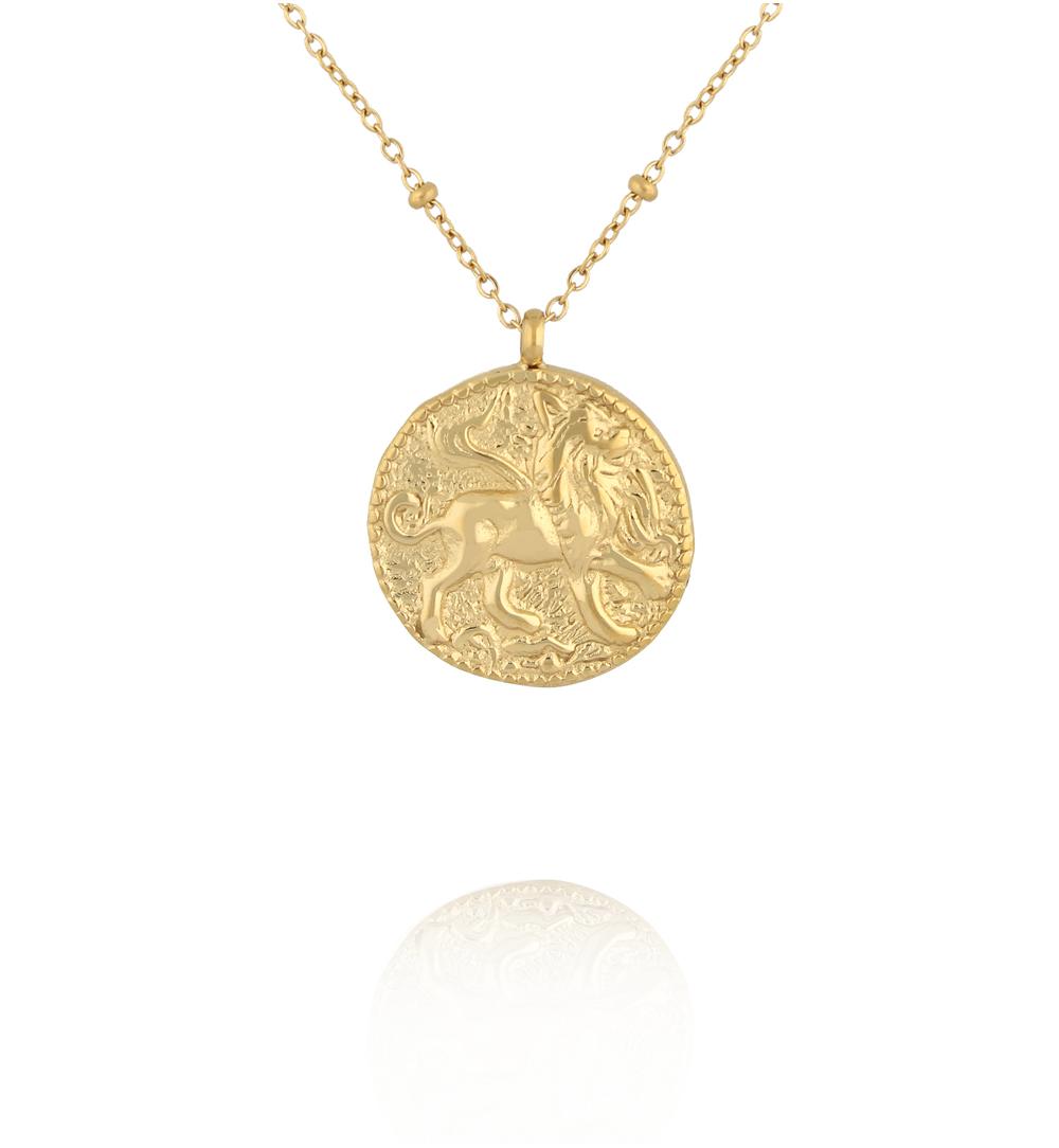Naszyjnik znak zodiaku Lew NSA1543