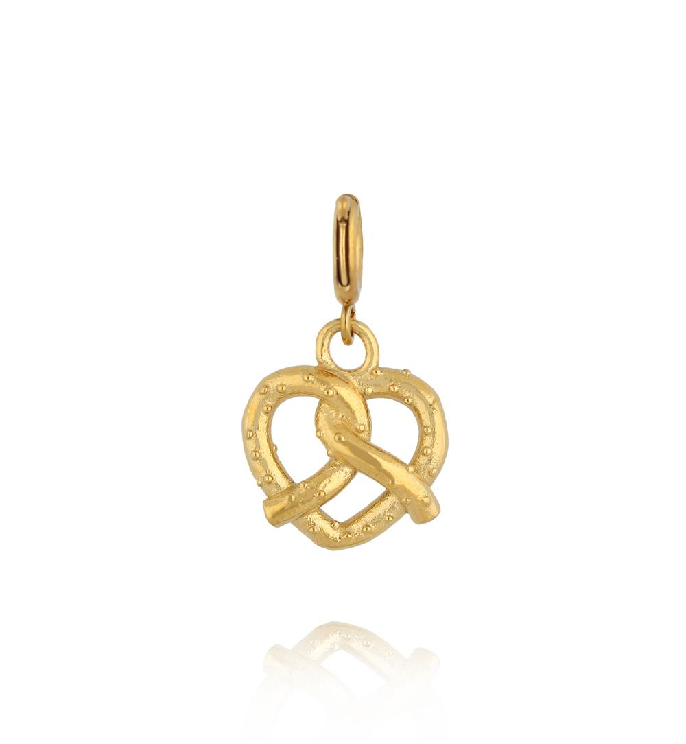 Charms złote serce z precla CHA0262