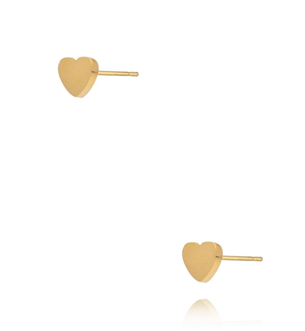 Kolczyki sztyfty w kształcie serca KSY0712