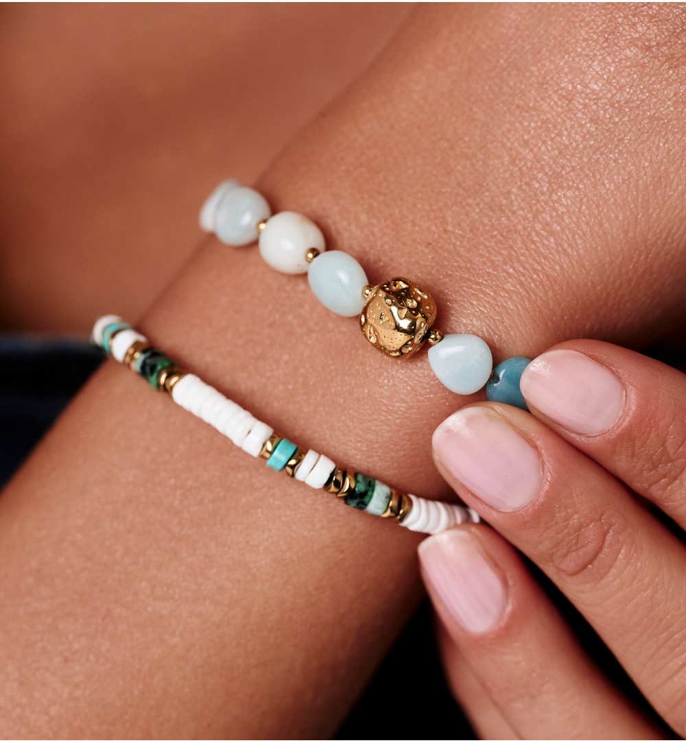 Bransoletka z amazonitu BPA0581