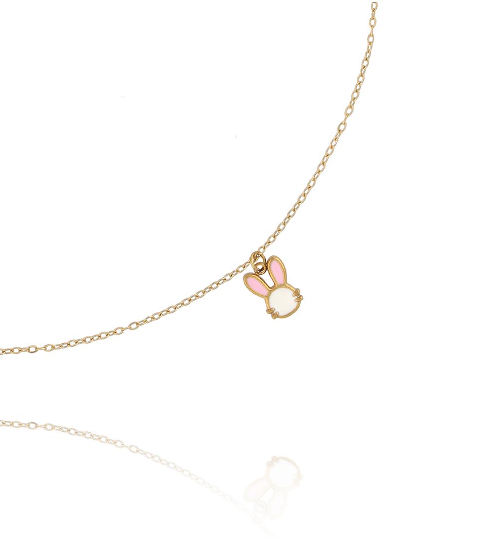 Naszyjnik z zawieszką króliczka NSY0817