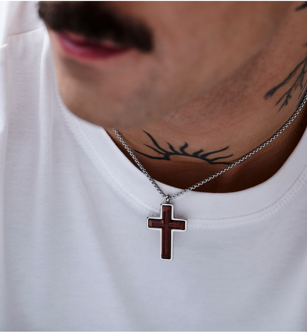 Naszyjnik męski z krzyżykiem Penn NMITC0087