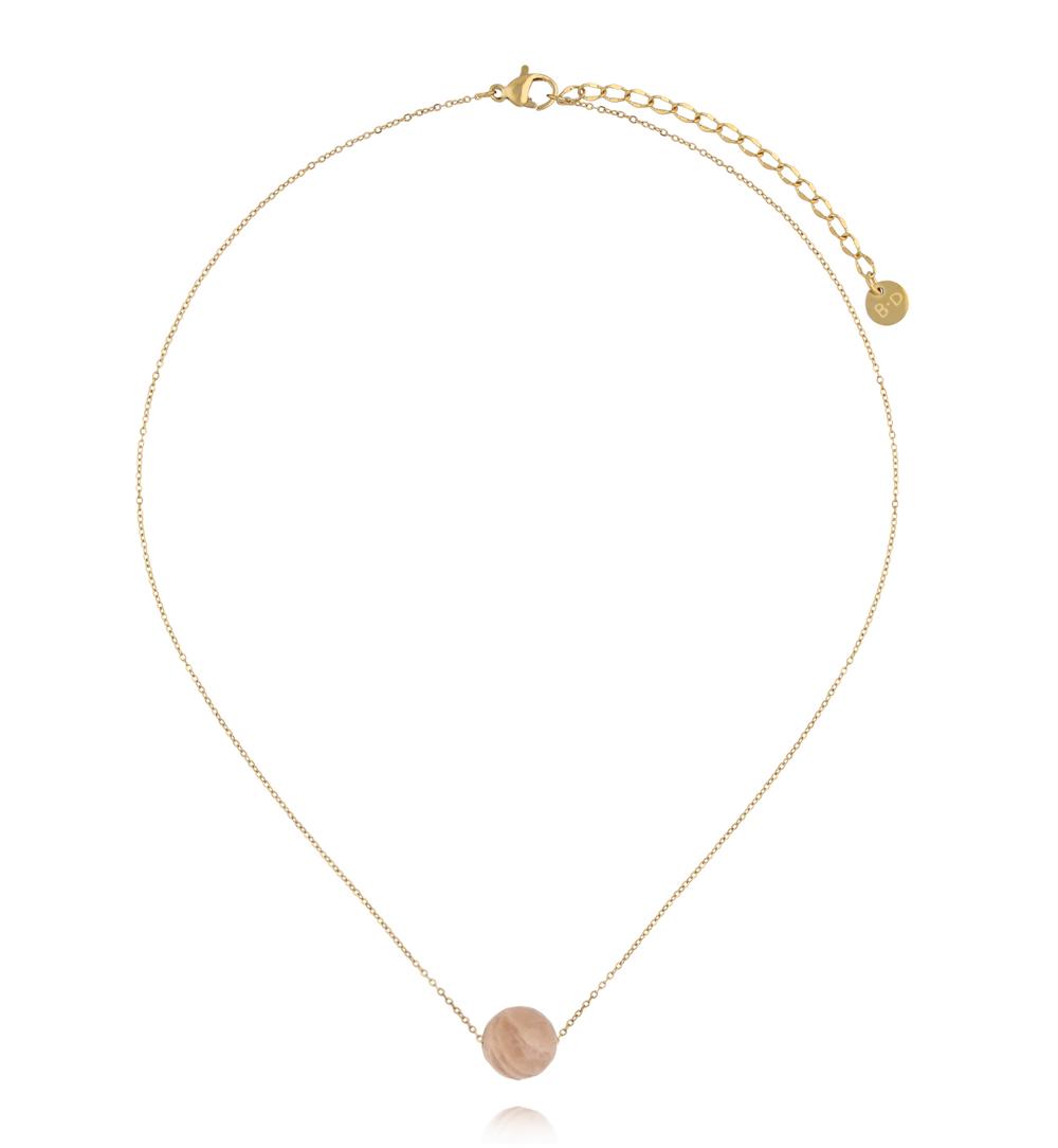 Naszyjnik z kamieniem słonecznym NLB0330