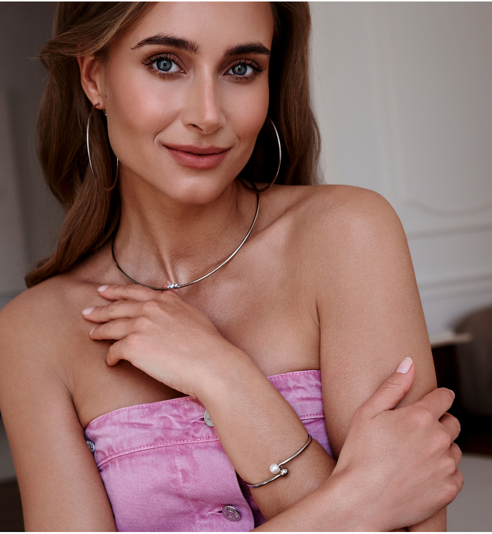 Kolczyki srebrne koła Augusta KSA1369